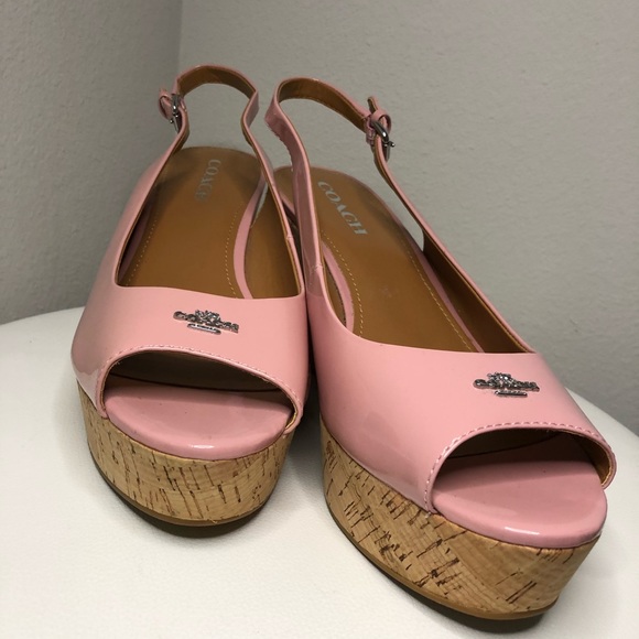 RARE COLOR!: Coach Ferry Wedges in Rosè Pink - Picture 3 of 7